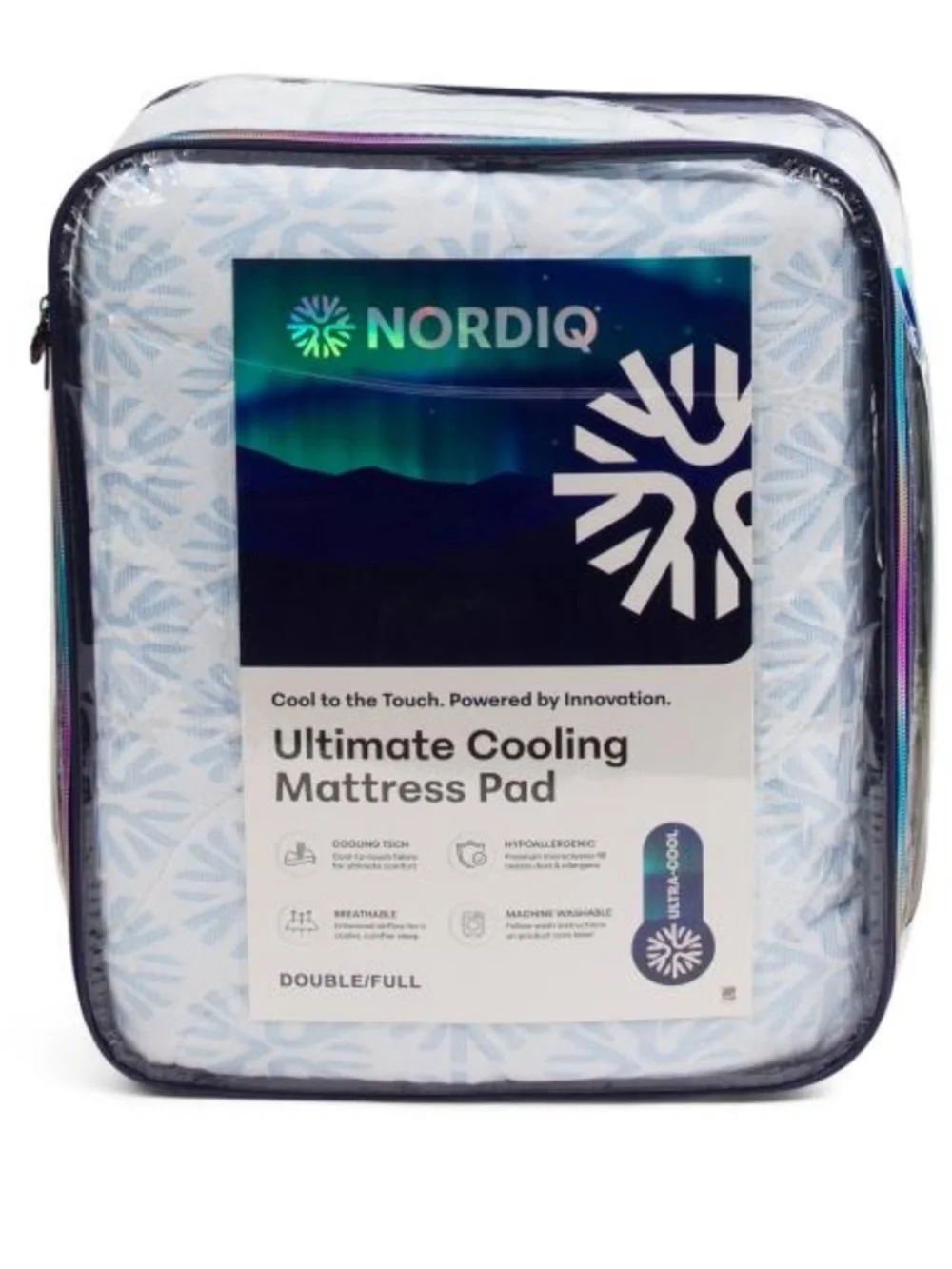 NORDIQ water and stain resistant cooling mattress pad
